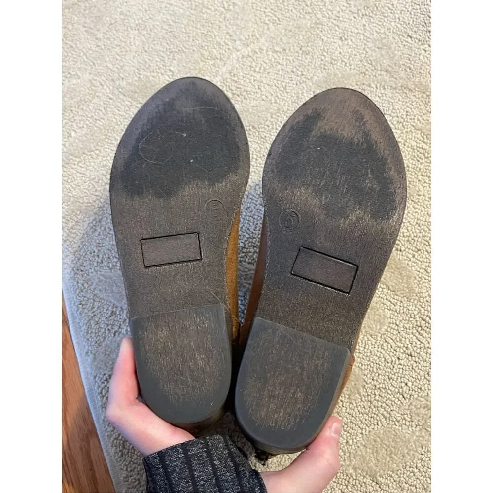 Cat and Jack Target Brown Ankle Booties Girls Size 5 Women’s Size 7